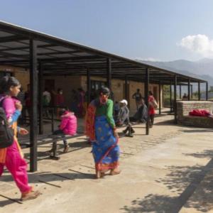 Inspiring rammed earth hospital brings affordable care to rural Nepal